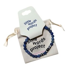 💙🖤NWT UNISEX LITTLE WORDS PROJECT BRACELET🖤💙